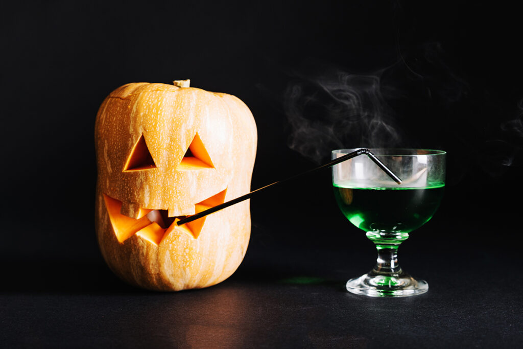 halloween ventanal