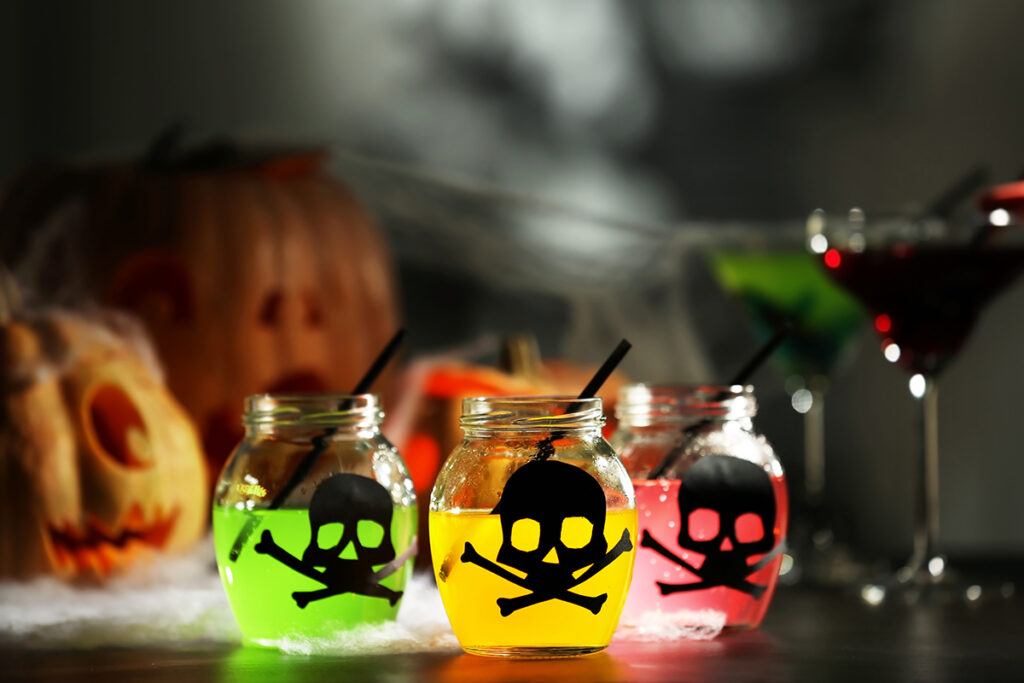 halloween ventanal