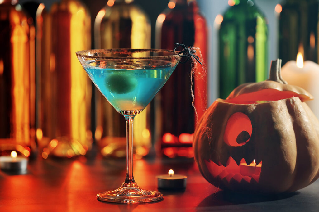 halloween ventanal