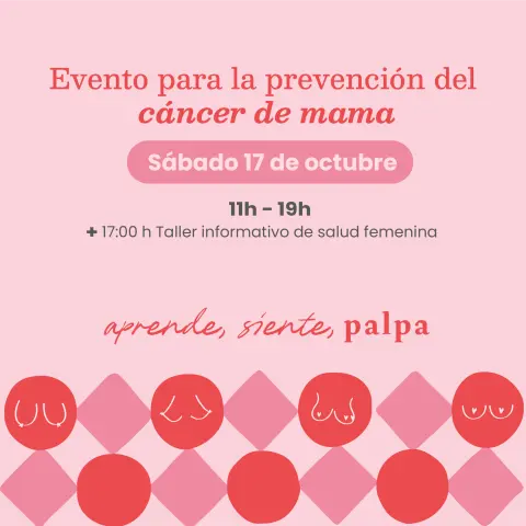Evento: Jornada de Concienciación sobre el Cáncer de Mama: La detección precoz salva vidas